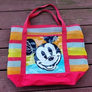 Disney Store Colorful Mickey Mouse Tote Bag